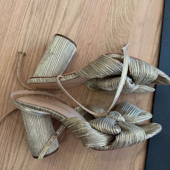 Loeffler Randall Camellia Knotted Sandal Heel / 7.5 - Picture 2 of 4